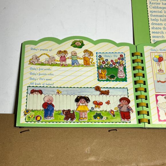 Vintage 1983 Cabbage Patch Kids Puffy Sticker Book by Diamond Toys Used Stickers - Picture 11 of 16